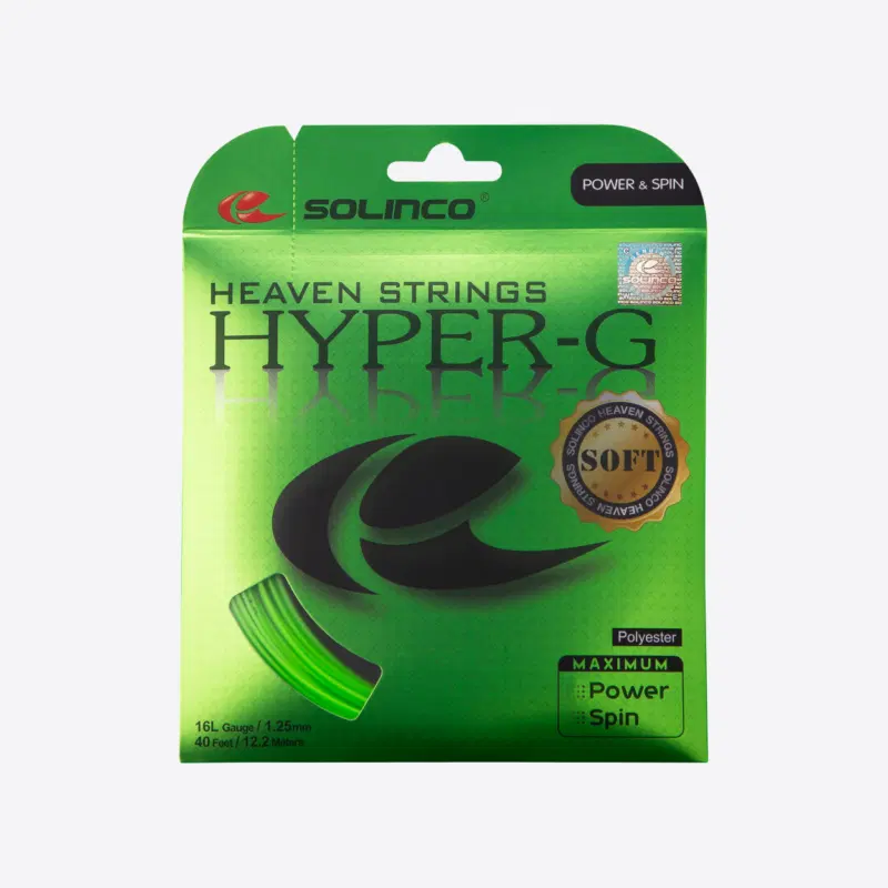 Solinco Hyper-G Soft струна теннисная 17/1.20 мм (12.2 м) Зеленая