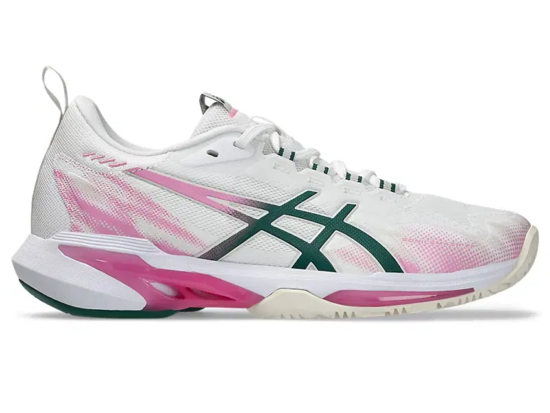 Asics SONICSMASH FF (W) Кроссовки для падела женские Белый/Розовый/Зеленый