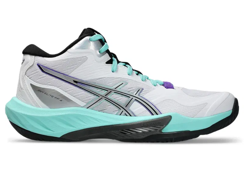 Asics SKY ELITE FF MT 4 (W) Кроссовки волейбольные женские Белый/Фиолетовый