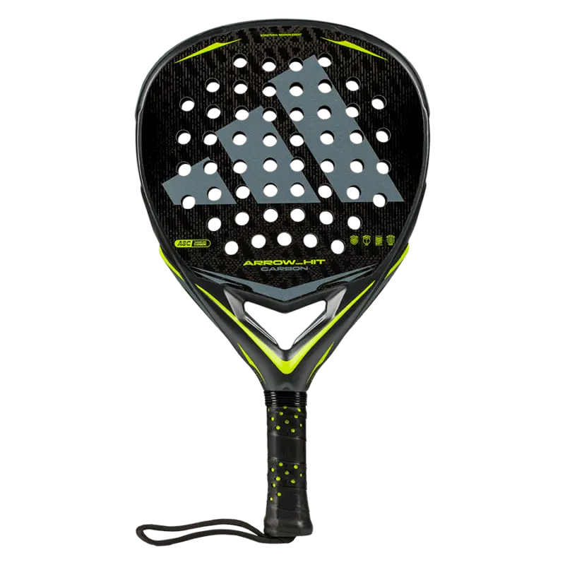 Adidas ARROW HIT CARBON 2026 Ракетка для падела Черный/Серый