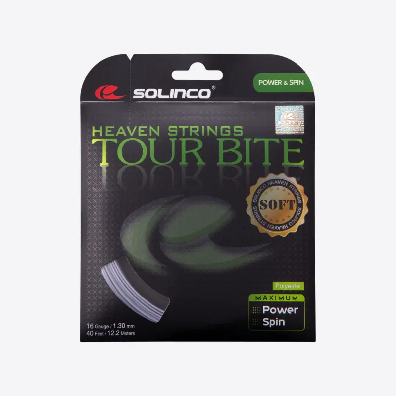 Solinco Tour Bite SOFT струна теннисная 16L/1.25 мм (12.2 м) Серебристая