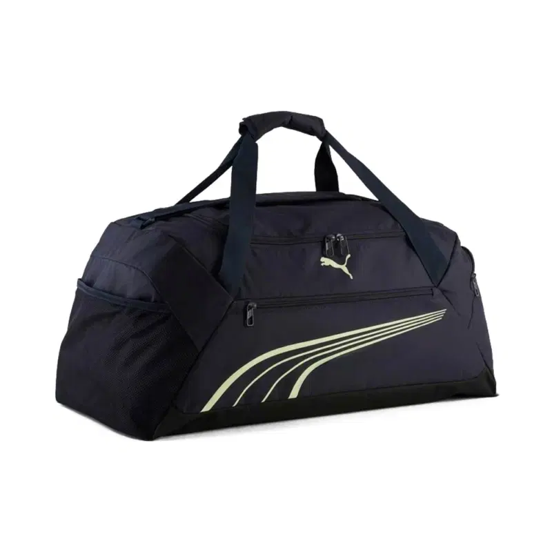 Puma FUNDAMENTALS MEDIUM SPORTS BAG Сумка спортивная Темно-синий/Золотой
