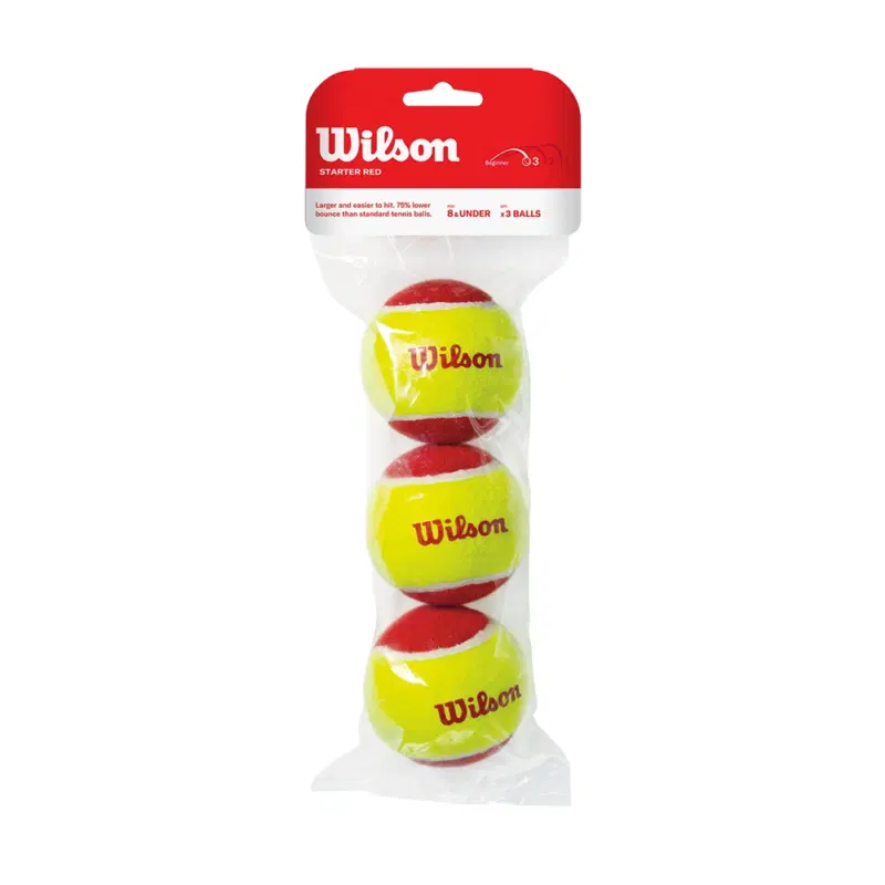 Wilson STARTER RED (WRT137001) Мячи для большого тенниса (3 шт)
