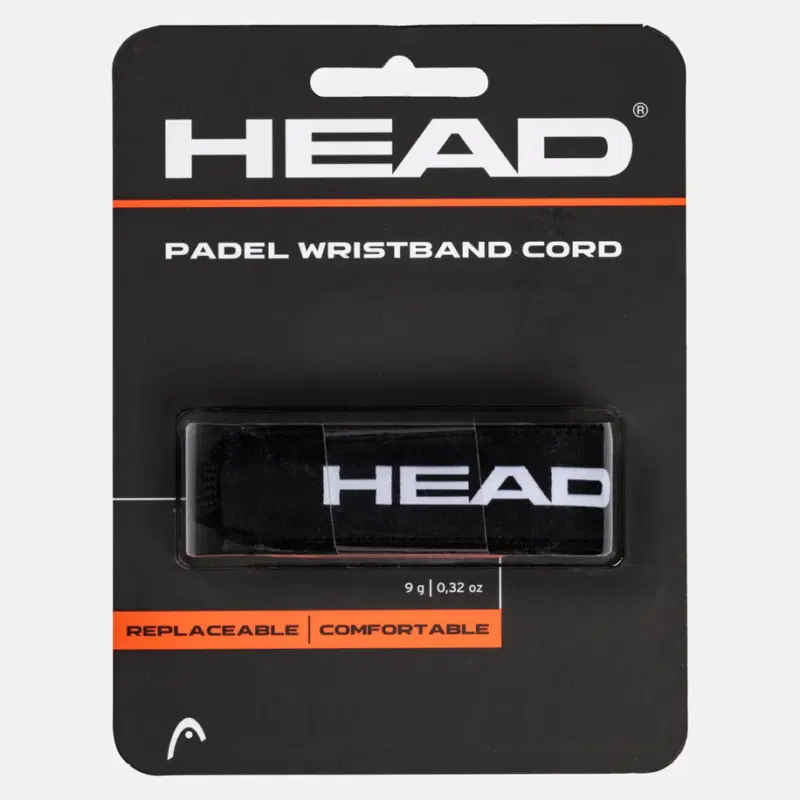 Head WRIST PADEL CORD Шнурок для падел-ракетки Черный