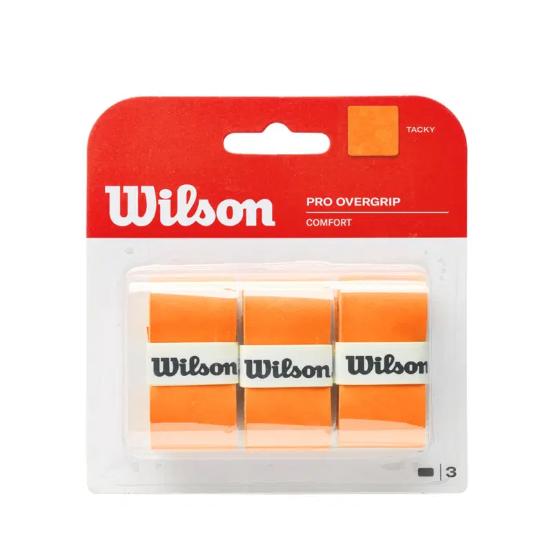 Wilson PRO OVERGRIP COMFORT Овергрип (3 шт) Оранжевый