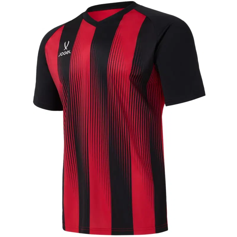 Jögel CAMP STRIPED JERSEY Футболка игровая детская Красный/Черный