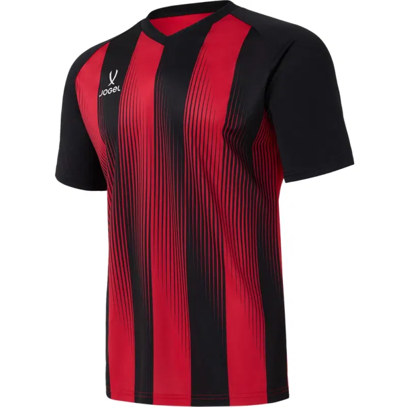 Jögel CAMP STRIPED JERSEY Футболка игровая Красный/Черный