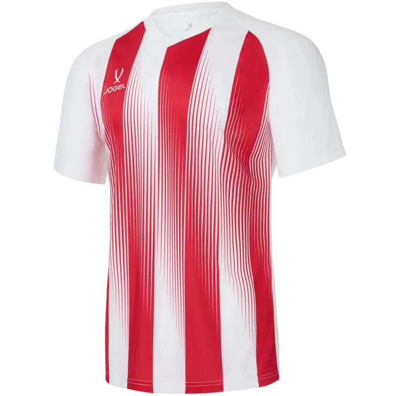 Jögel CAMP STRIPED JERSEY Футболка игровая Красный/Белый