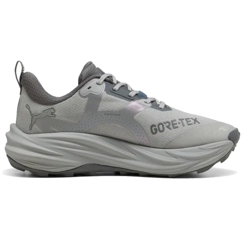 Puma VOYAGE NITRO 4 GTX (W) Кроссовки беговые женские Серый/Голубой