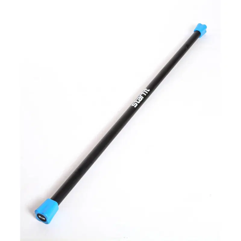Starfit BB-301 5 кг Бодибар неопреновый Черный/Синий