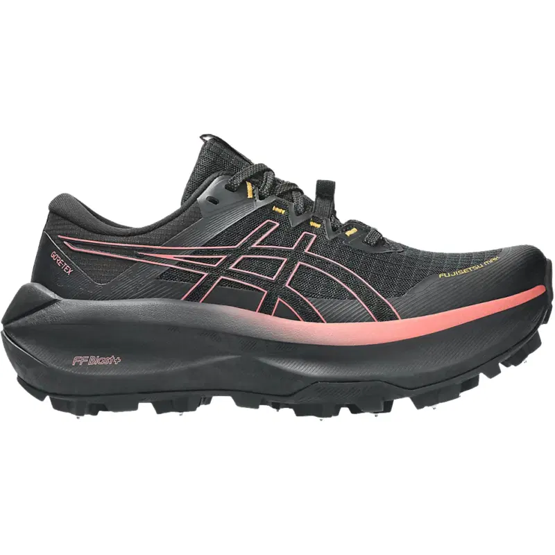 Asics FUJISETSU MAX GTX (W) Кроссовки беговые женские Черный/Красный