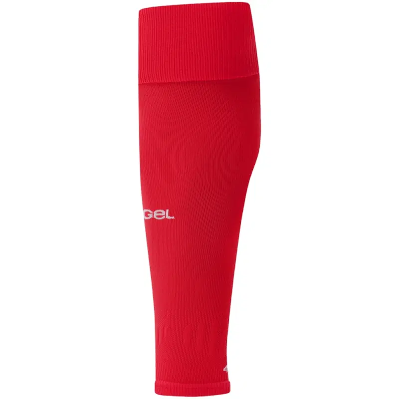 Jögel MATCH 2 PERFORMDRY FOOTLESS SOCKS Гетры без носка футбольные Красный
