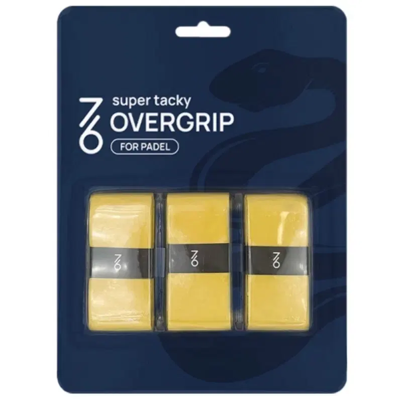 7/6 PADEL SUPER TACKY YELLOW Овергрип для падел-ракеток Желтый