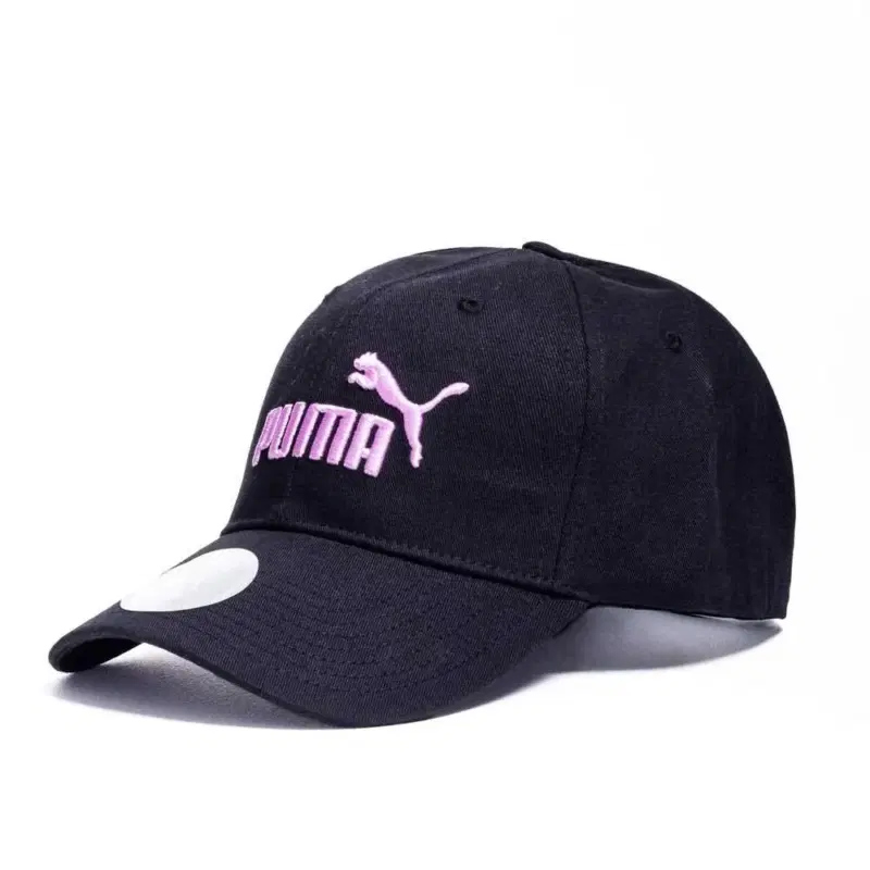 Puma ESSENTIALS ELEVATED BASEBALL CAP Бейсболка Черный/Сиреневый