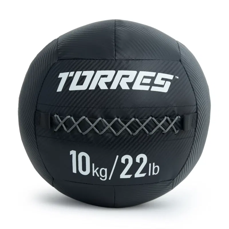 Torres 10 КГ Медбол ПВХ/ПУ Черный/Белый