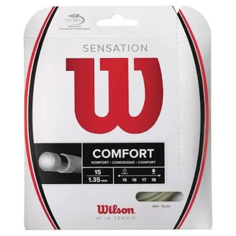 Wilson SENSATION 1.35 Теннисная струна 12м Белый