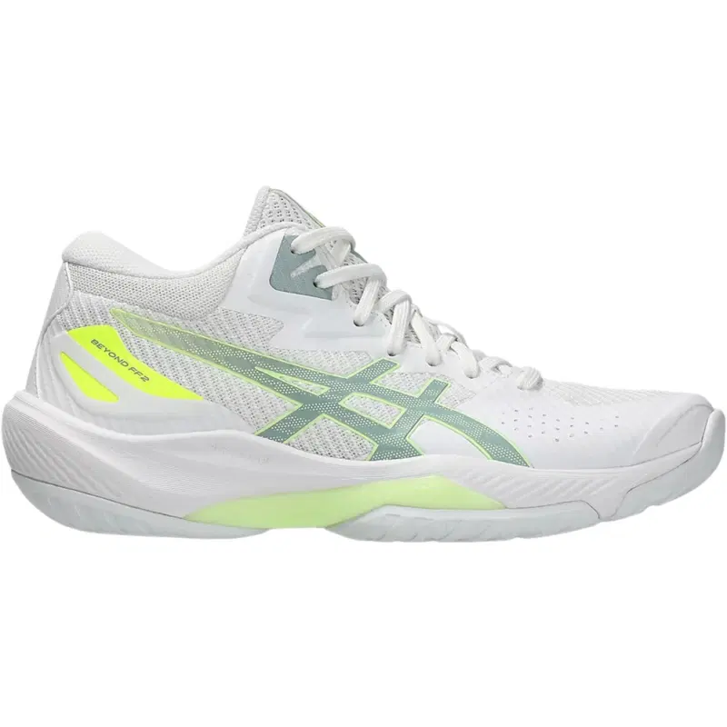 Asics BEYOND FF MT 2 (W) Кроссовки волейбольные женские Белый/Зеленый