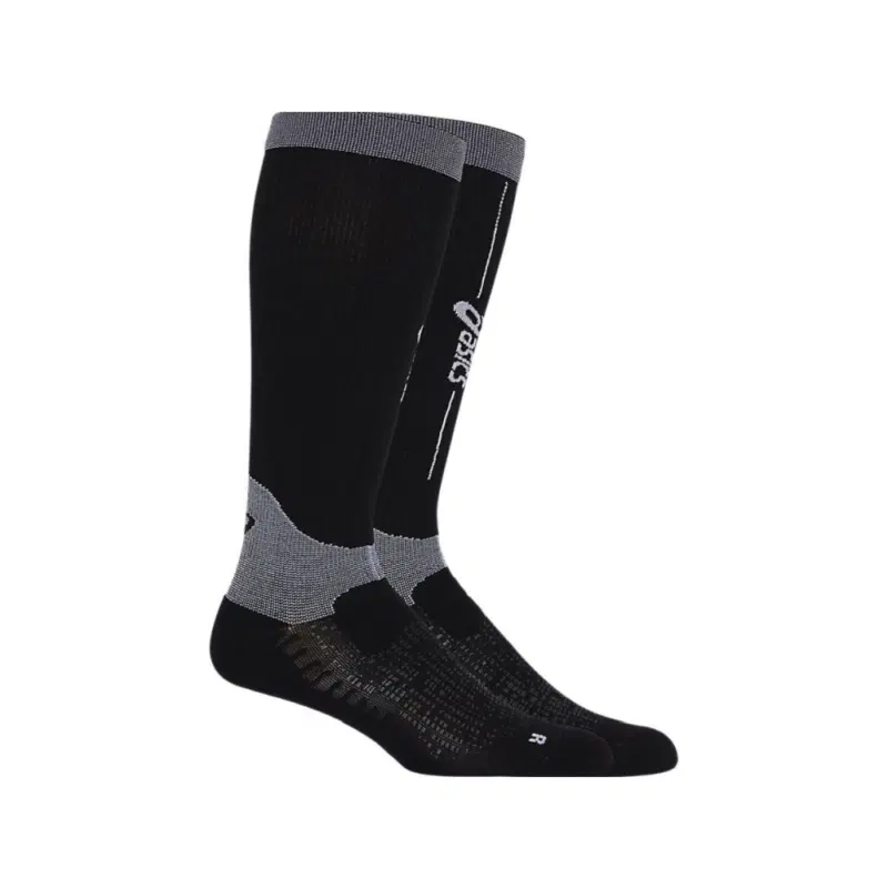 Asics PERFORMANCE RUN COMPRESSION SOCK Носки компрессионные Черный/Серый