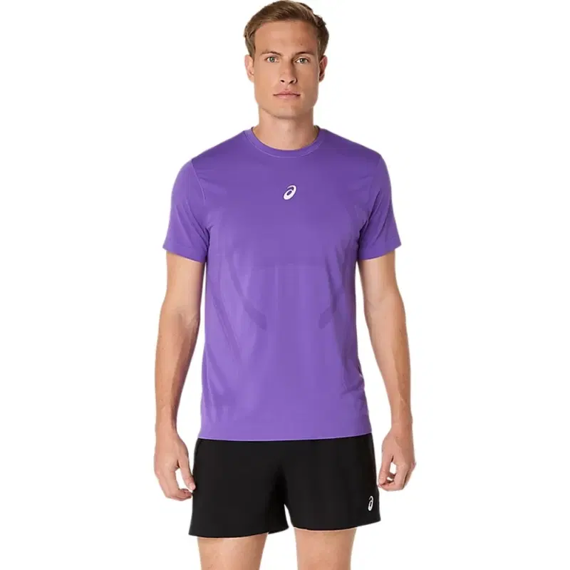 Asics ROAD SEAMLESS SS TOP Футболка беговая Фиолетовый
