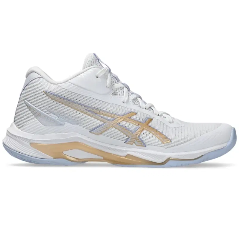 Asics NETBURNER BALLISTIC FF MT 4 (W) Кроссовки волейбольные женские Белый/Бежевый