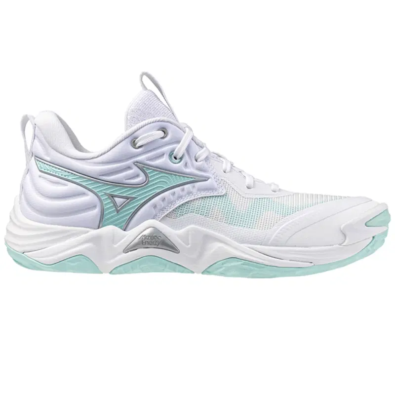 Mizuno WAVE MOMENTUM ELITE (W) Кроссовки волейбольные женские Белый/Мятный