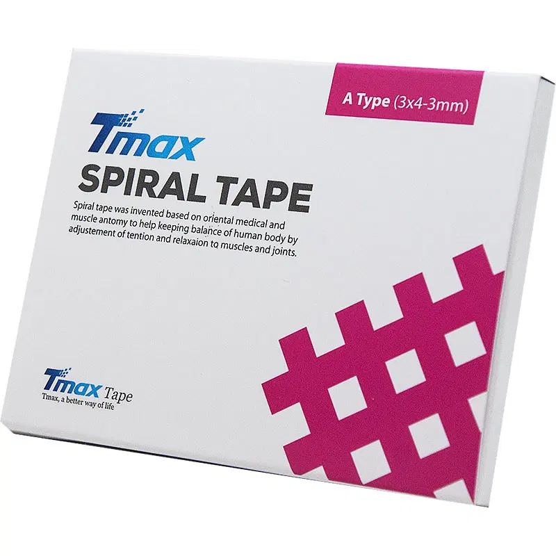 Tmax SPIRAL TAPE TYPE A Кросс-тейп Телесный (20 листов)