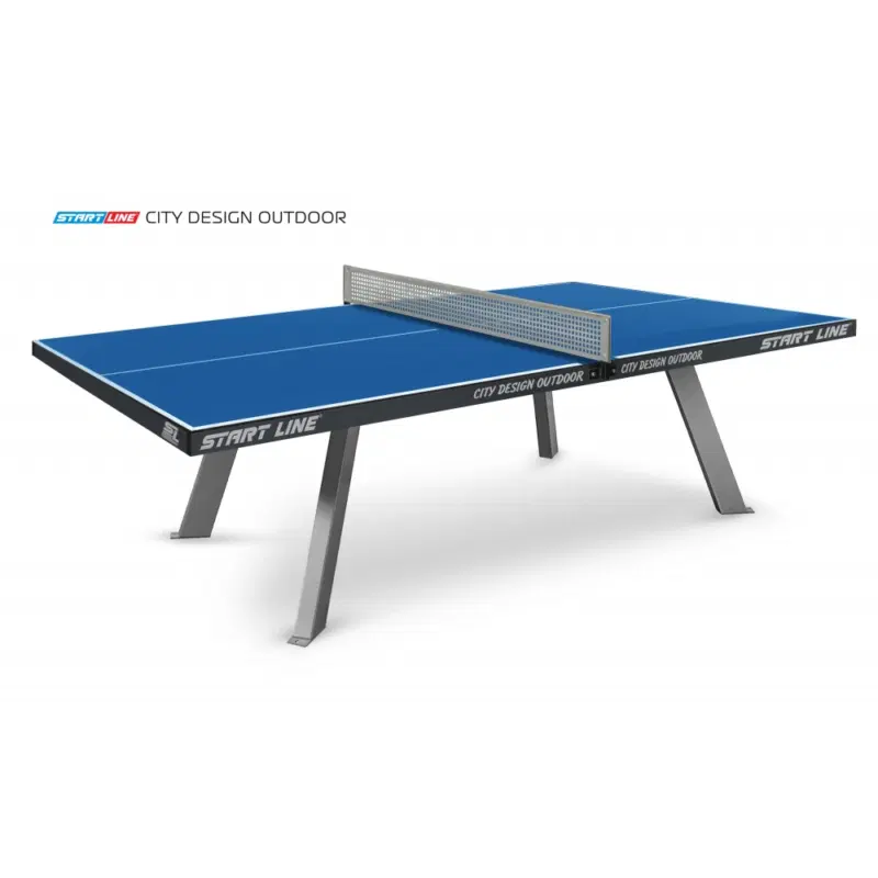 Start Line CITY DESIGN 60-7121 Теннисный стол всепогодный с сеткой Синий