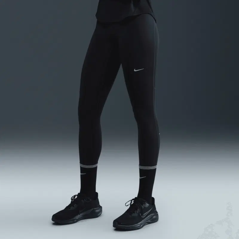 Nike TEMPO HIGH-WAISTED 7/8 LEGGINGS (W) Тайтсы беговые женские Черный