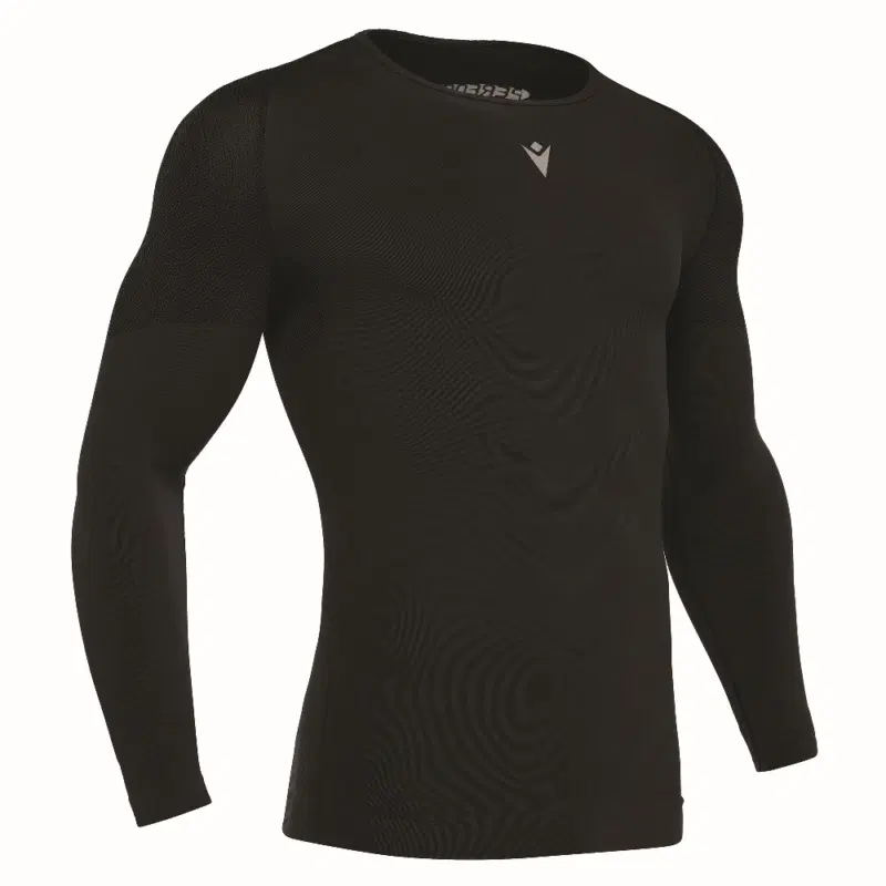 Macron PERFORMANCE ++ LONG-SLEEVES TOP Компрессионная футболка с длинным рукавом Черный