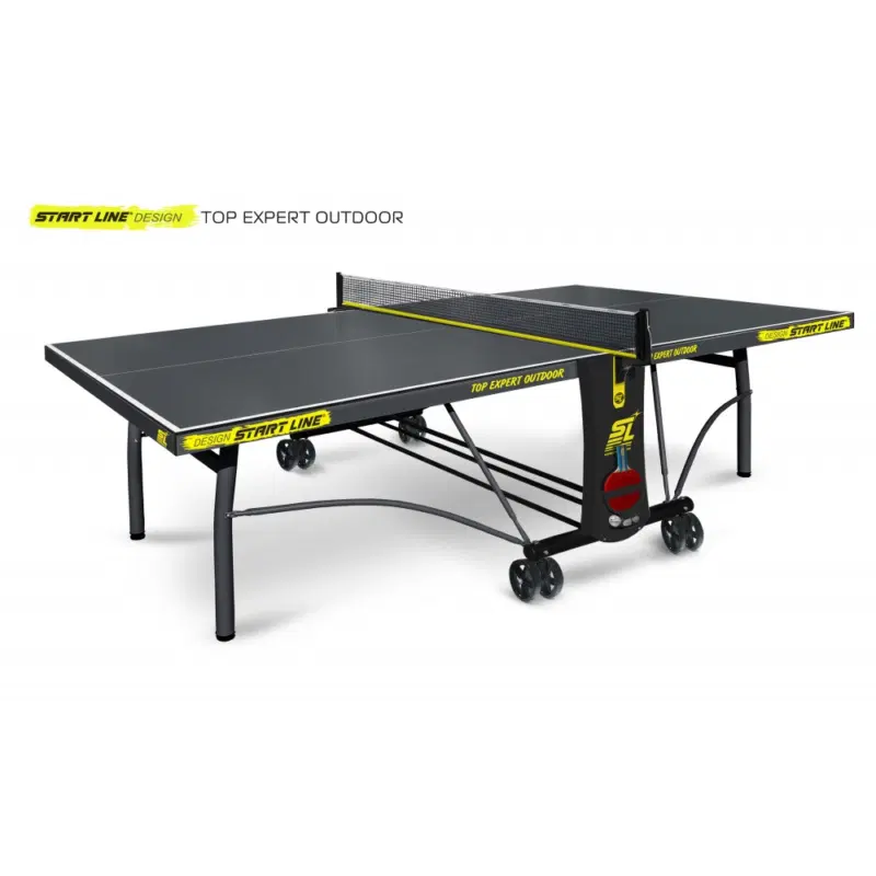 Start Line TOP EXPERT DESIGN 6 60452-2 Теннисный стол всепогодный с сеткой Черный