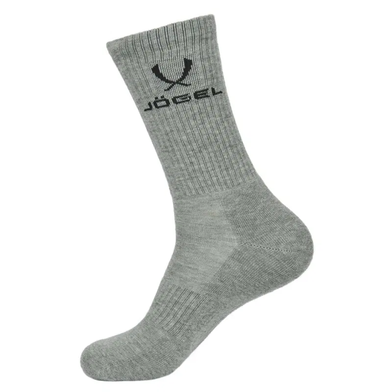 Jögel ESSENTIAL HIGH CUSHIONED SOCKS Носки высокие (2 пары) Серый/Черный