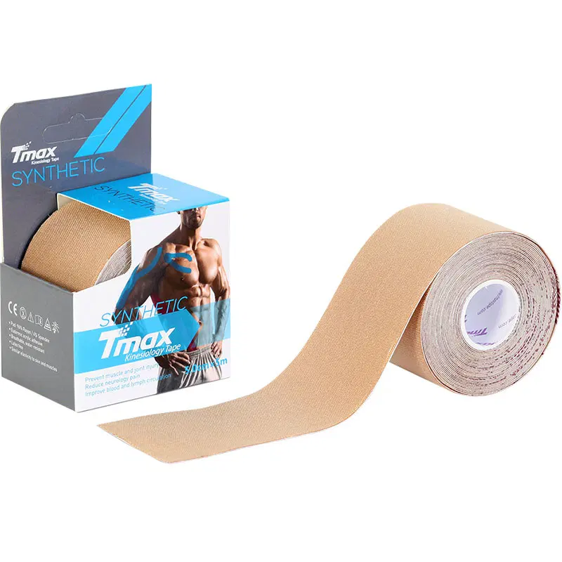 Tmax SYNTHETIC BIEGE 5см×5м Кинезиотейп Телесный