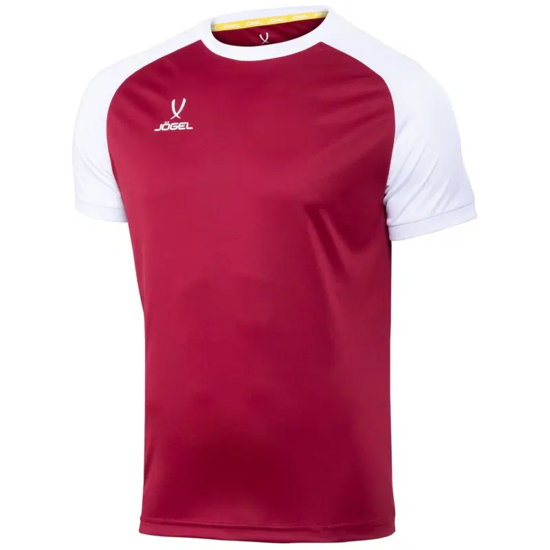 Jögel CAMP REGLAN JERSEY Футболка игровая футбольная Гранатовый/Белый