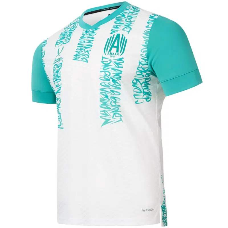 Jögel AMKAL PERFORMDRY JERSEY Футболка игровая Белый/Бирюзовый