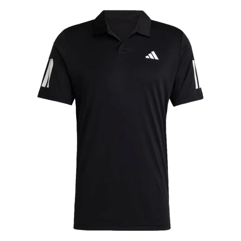 Adidas CLUB TENNIS 3-STRIPES Поло теннисное Черный/Белый