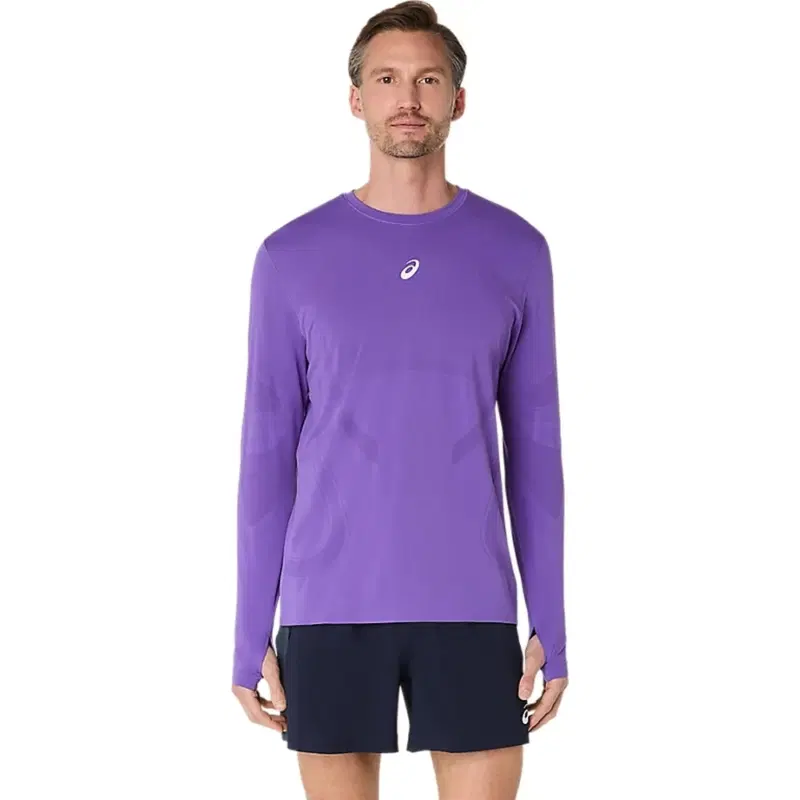 Asics ROAD SEAMLESS LS TOP Лонгслив беговой Фиолетовый