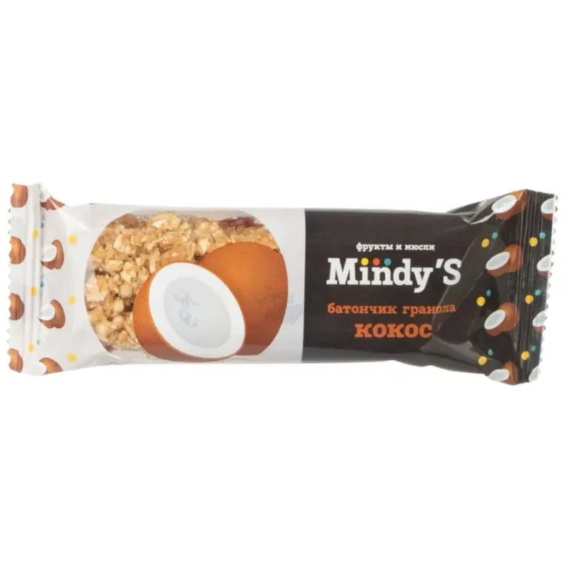Mindy'S Батончик гранола энергетический 35г Кокос