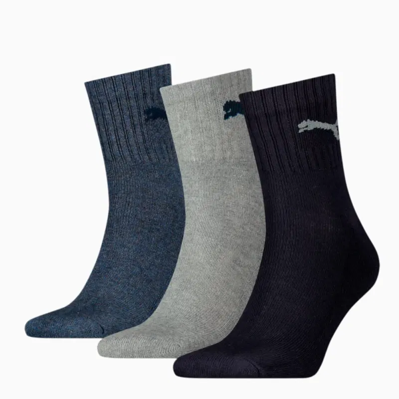 Puma SHORT CREW SOCKS 3 PACK Носки спортивные Разноцветный