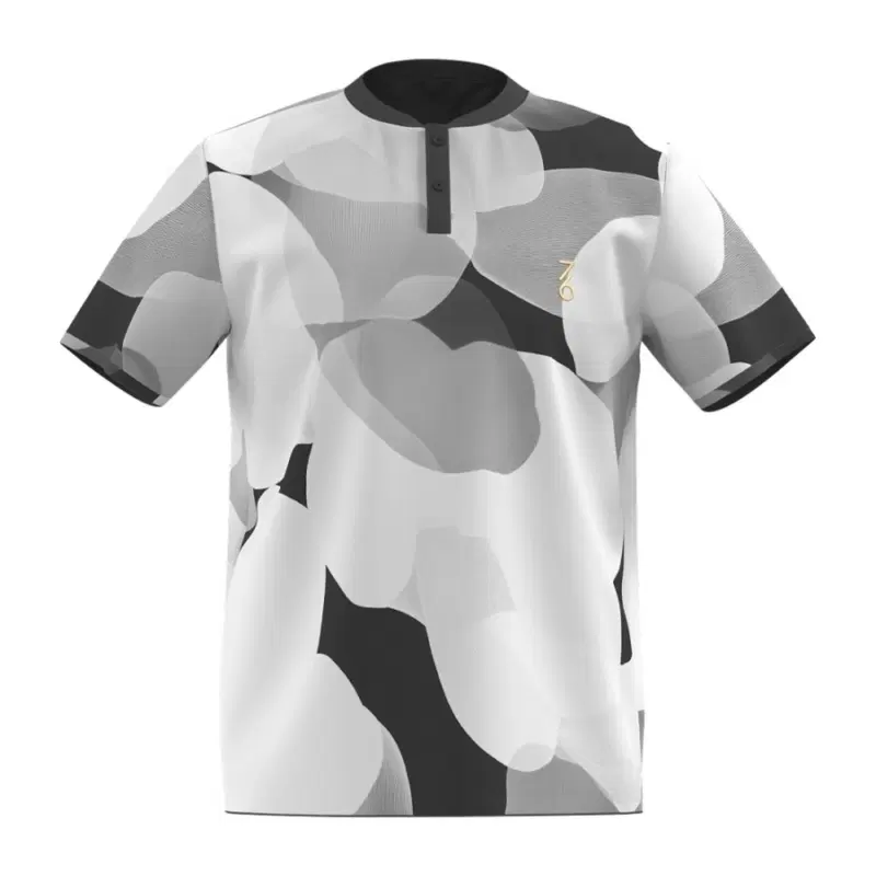 7/6 ANKL POLO "GREY BLOSSOM" Поло теннисное Серый/Черный