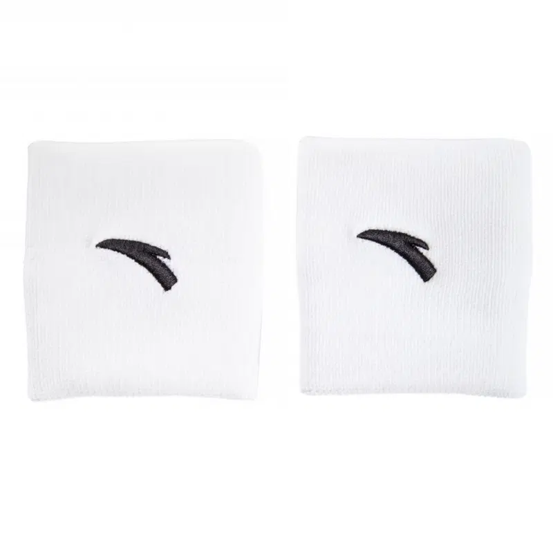 Anta WRIST BAND WHITE Напульсники Белый/Черный