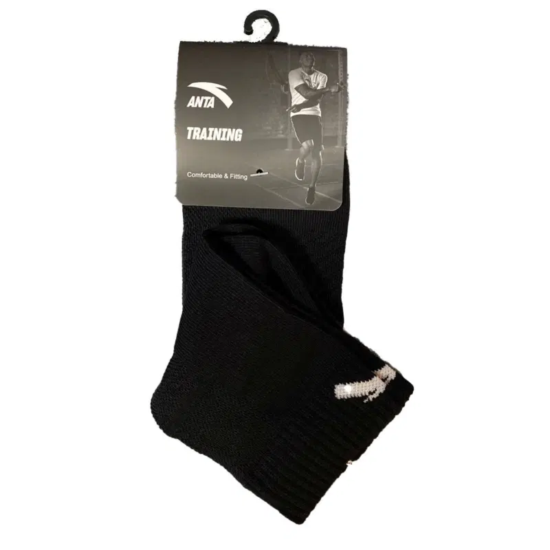Anta TRAINING CREW SOCKS Носки высокие Черный