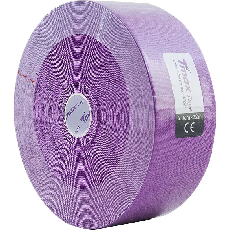 Tmax 22M EXTRA STICKY LAVENDER 5см×22м Кинезиотейп Фиолетовый