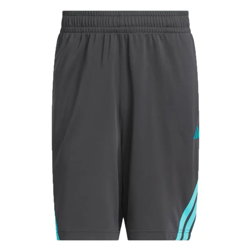 Adidas LEGENDS 3-STRIPES BASKETBALL SHORT Шорты баскетбольные Темно-серый/Голубой