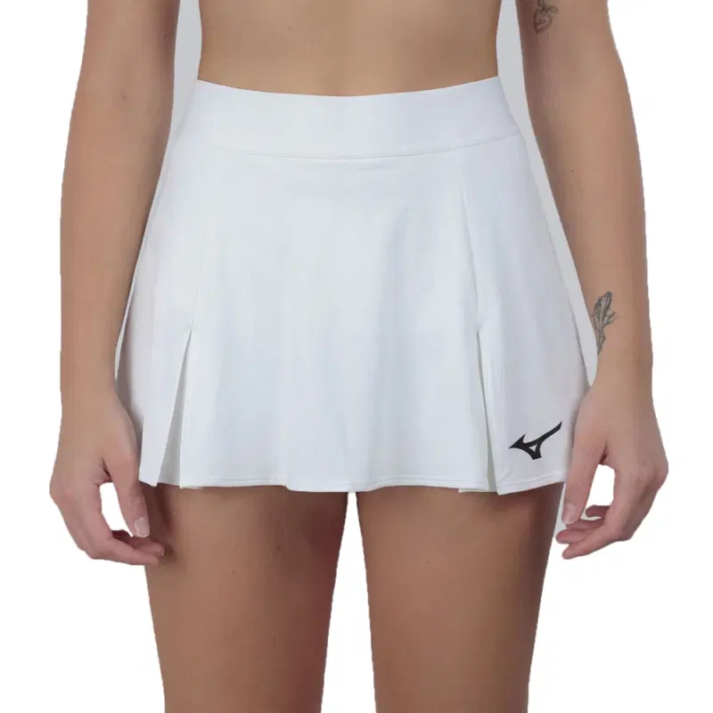 Mizuno STRAGAZER FLYING SHORT (W) Юбка теннисная женская Белый