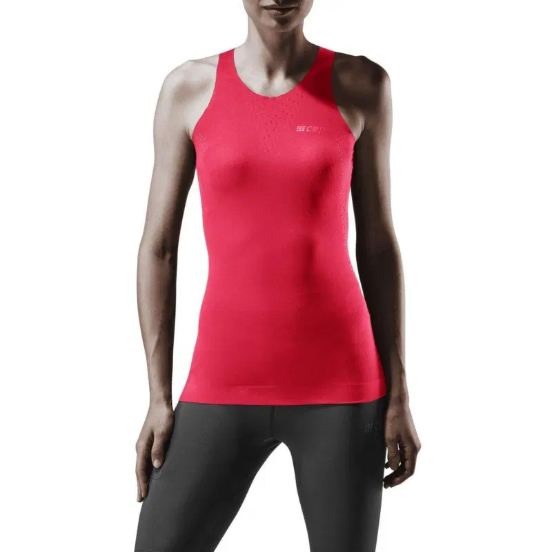 CEP COMPRESSION ULTRALIGHT TANK TOP (W) Майка беговая женская Красный