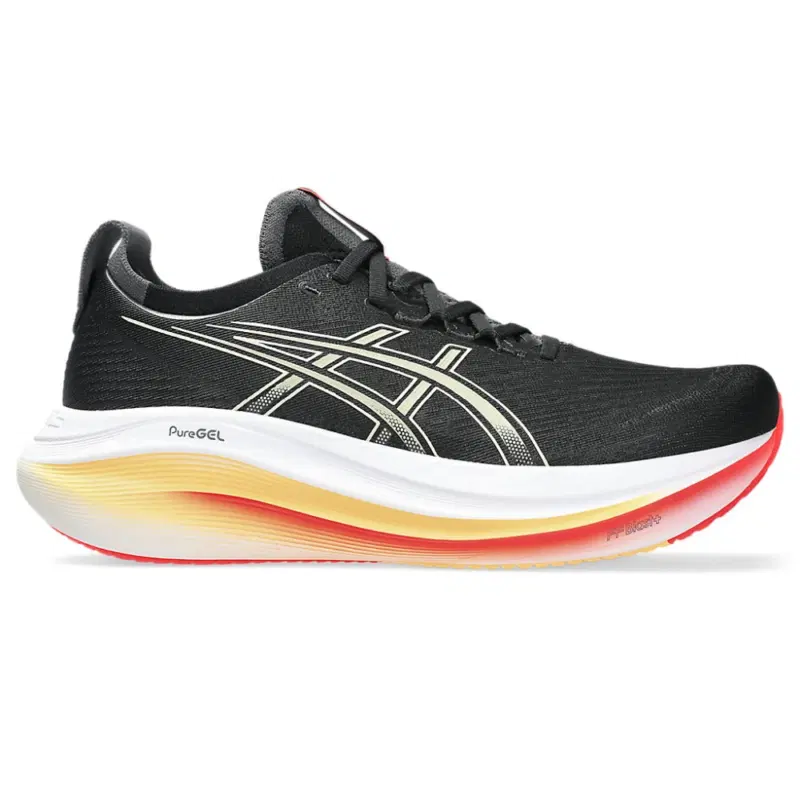 Asics GEL-NIMBUS 27 Кроссовки беговые Черный/Оранжевый/Красный