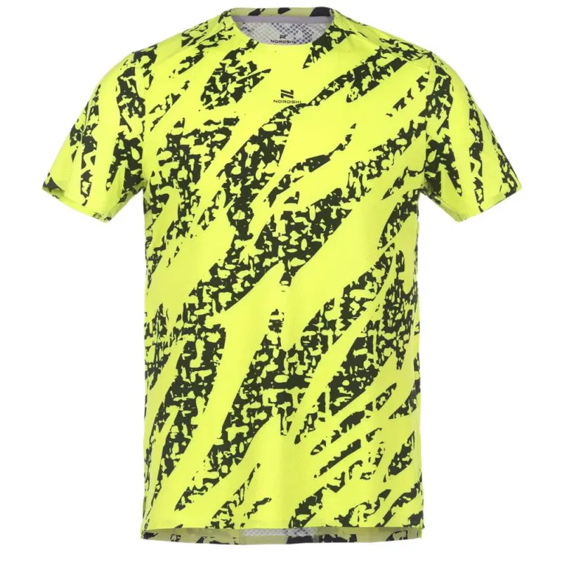 Nordski TRAIL LIME Футболка беговая Желтый/Серый