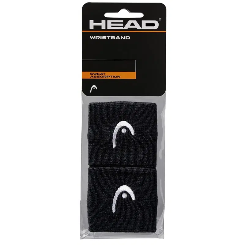Head WRISTBAND 2,5" (285050) Напульсники Черный
