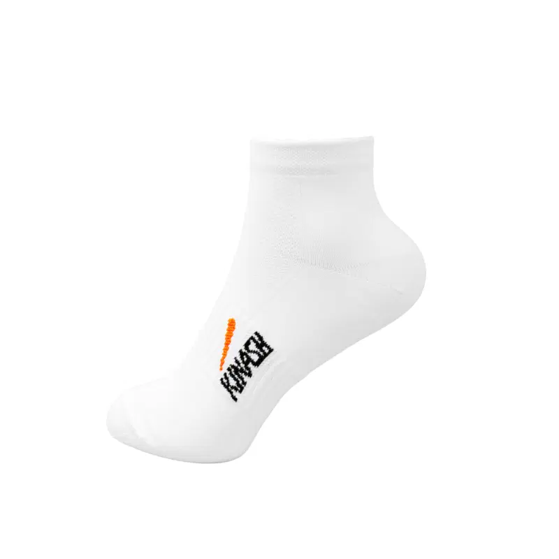 Kinash EVERYDAY SOCKS Носки повседневные низкие Белый/Черный/Оранжевый