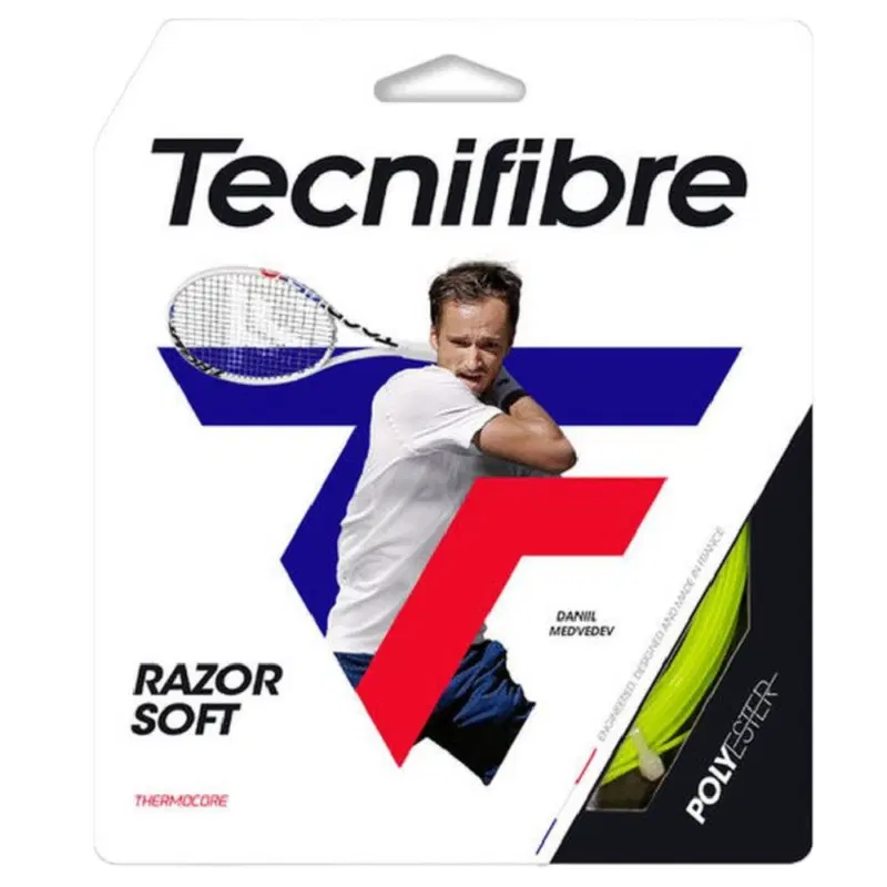 Tecnifibre RAZOR SOFT 1,25 LIME Теннисная струна 12м